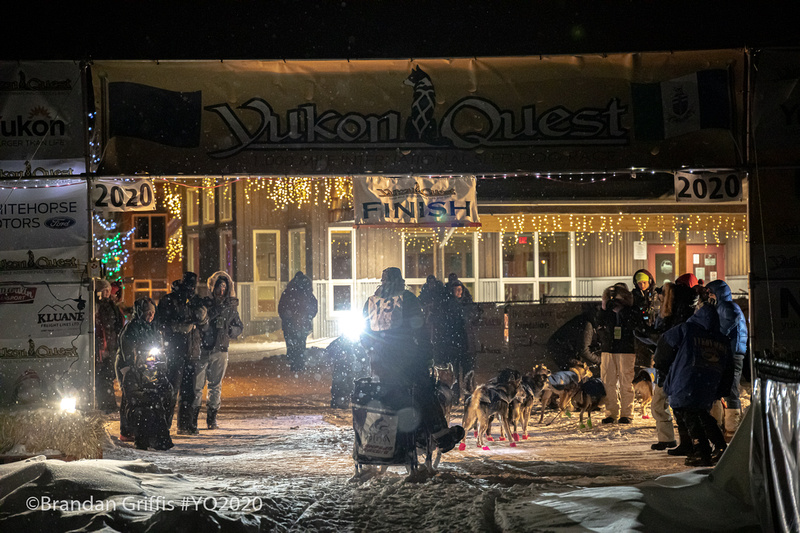 Yukon Quest Whitehorse Finish